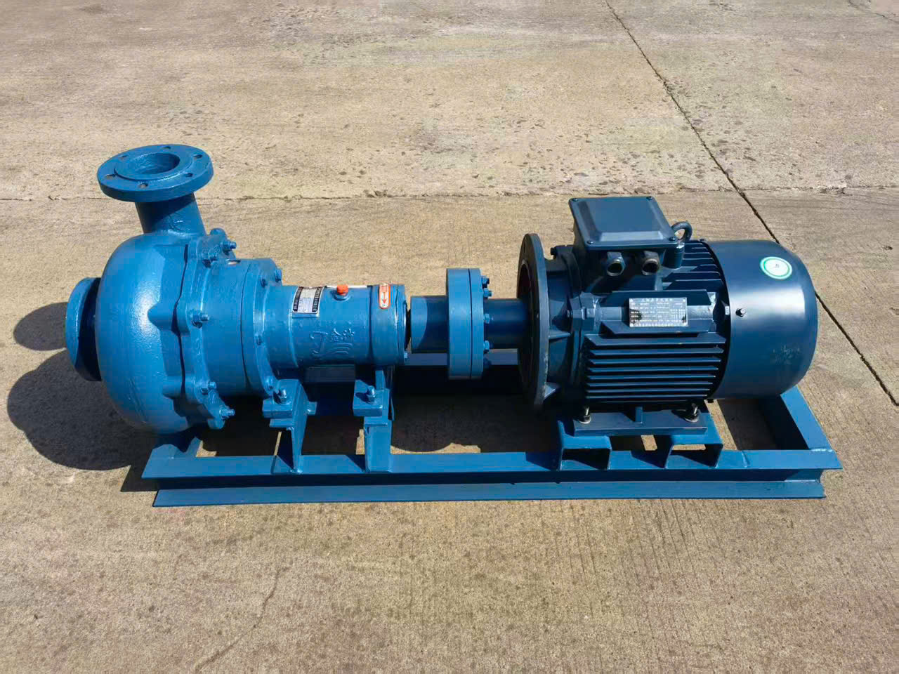 Bơm hút bùn cát (bơm hố móng) trục ngang 1 Bơm hút bùn cát bơm hố móng trục ngang NSB